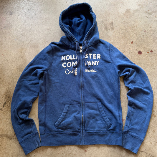 (L) ladies hollister blue jacket