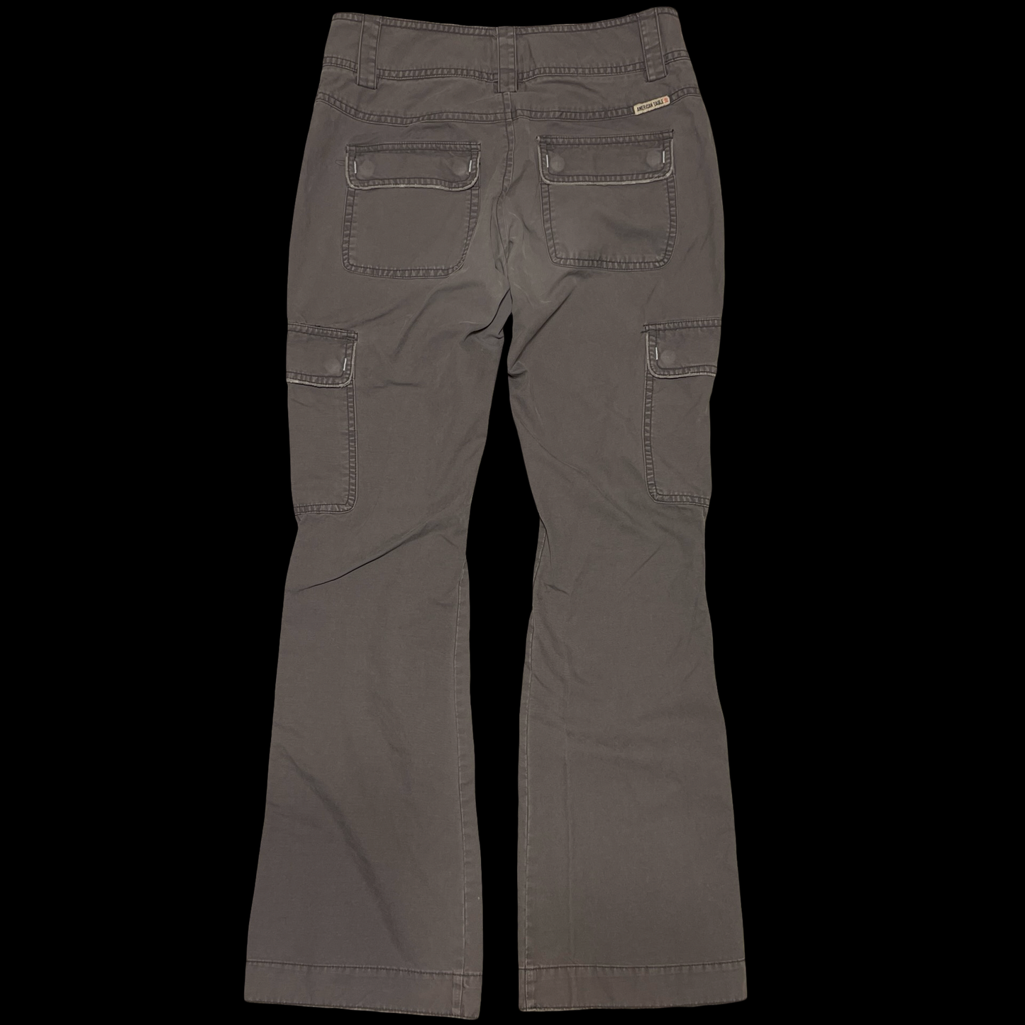 (2) american eagle grey cargo pants