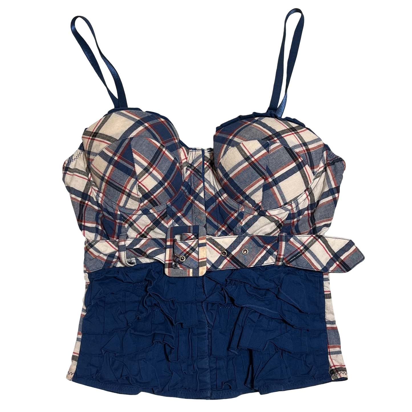 (S) entry corset style top