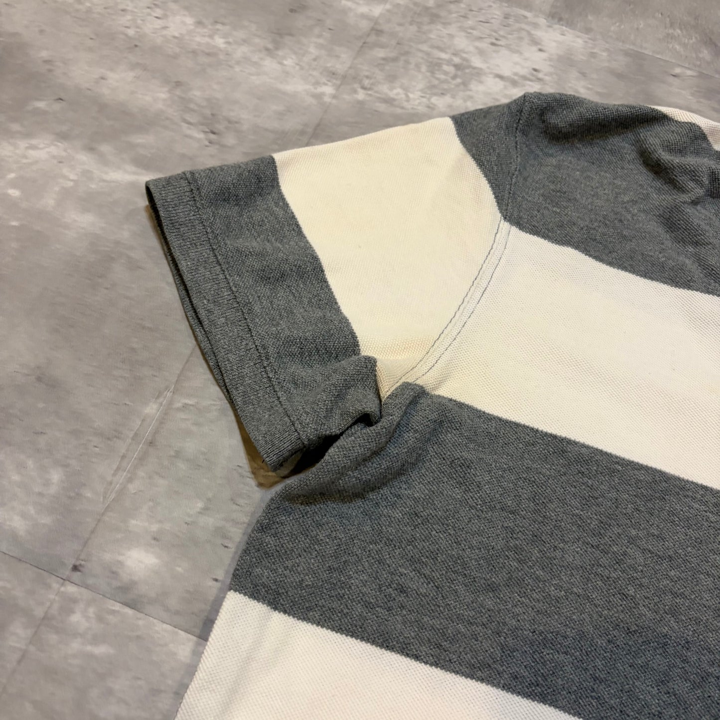 (M) American eagle 3 striped polo tee