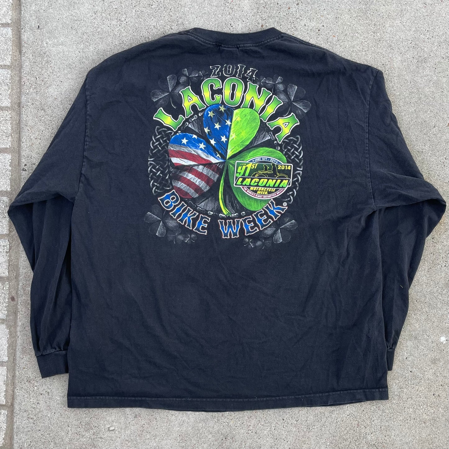 (XXL) 2014 Laconia Bike Week longsleeve