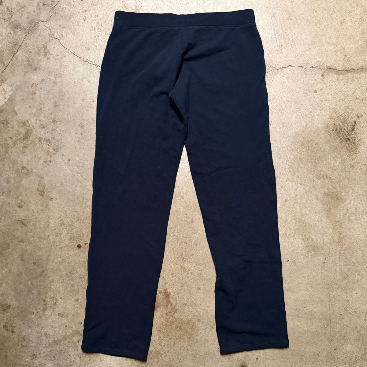 (L) ladies Abercrombie & fitch navy sweatpants