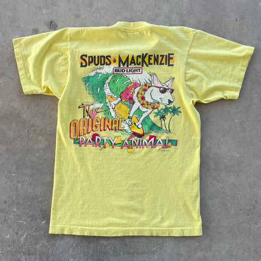 (M) 1987 Spuds budlight tee
