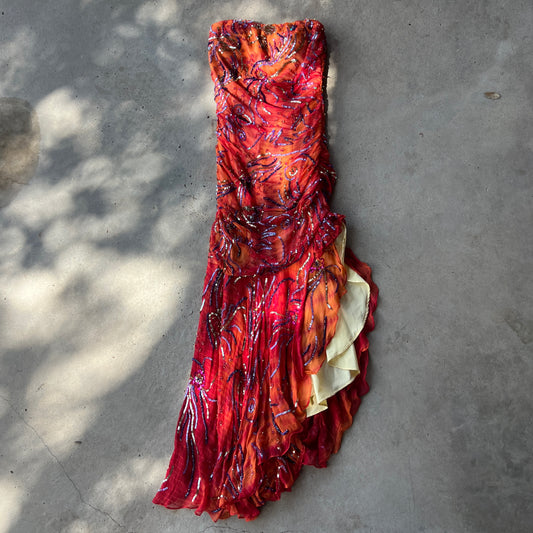 (XS) sean couture sequin dress