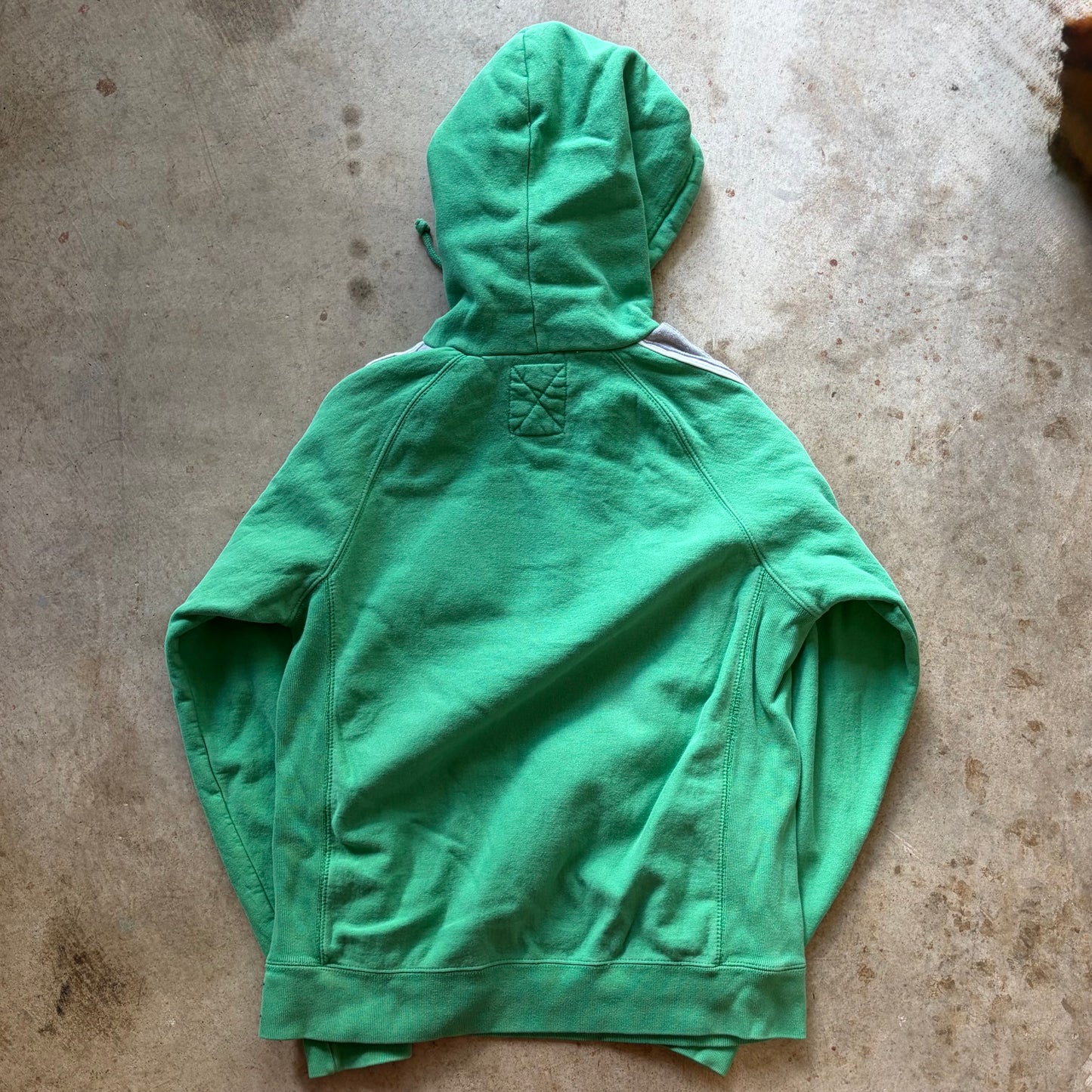 (M) American eagle striped sleeve hoodie