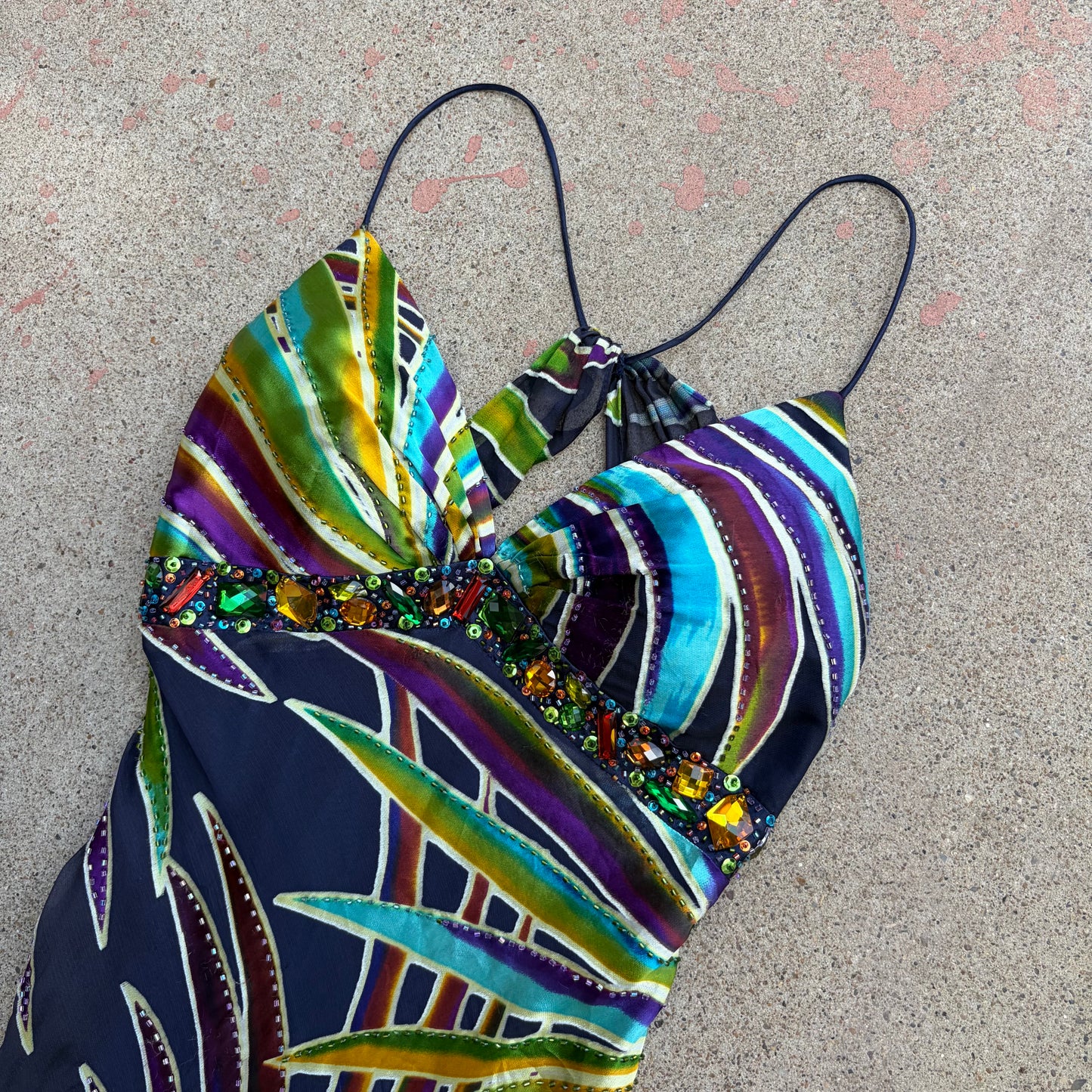 (2) cache maxi dress