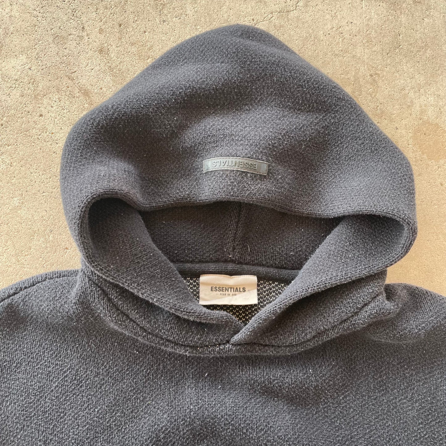 (XL) Essentials knit hoodie