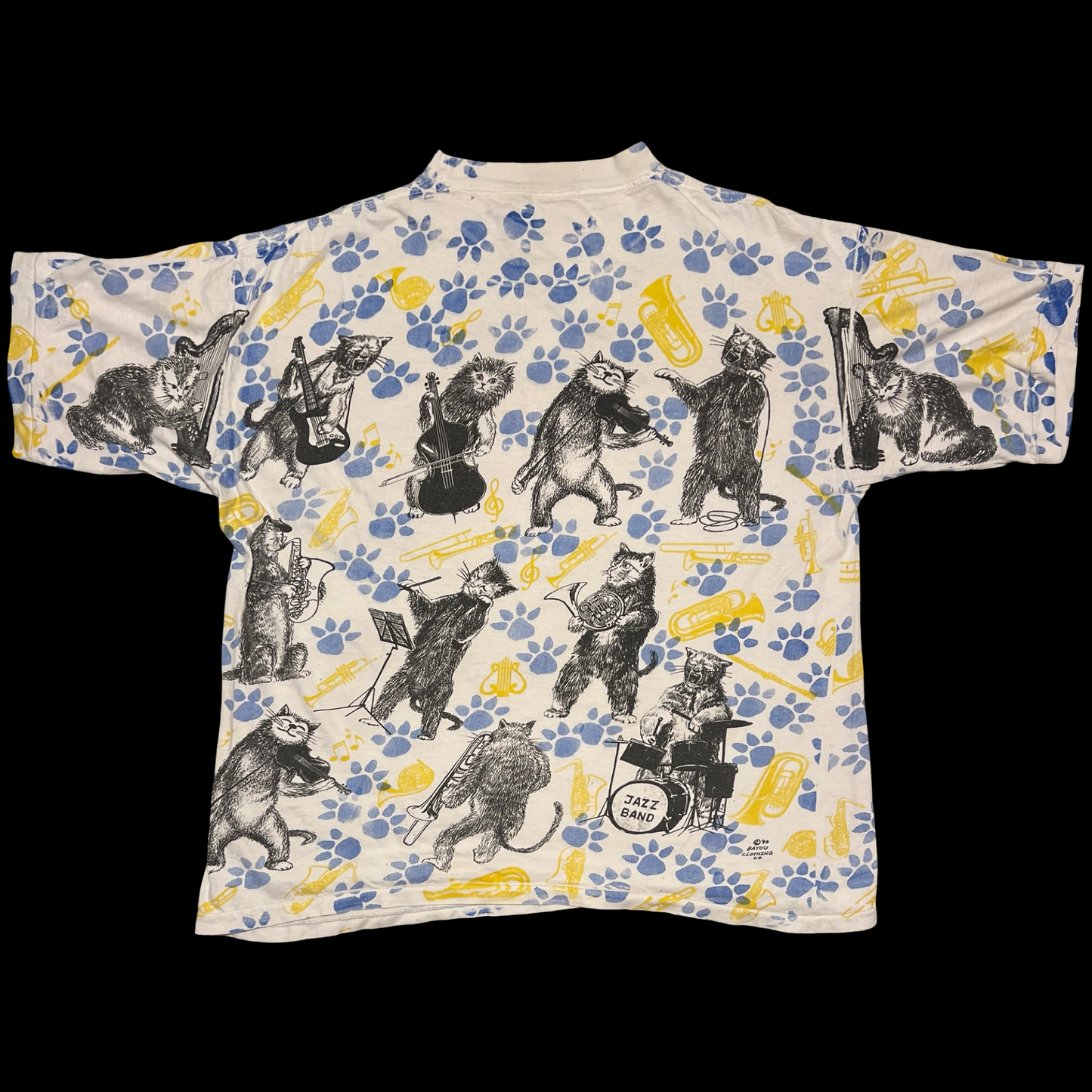 (XL) '93 cat jazz band tee