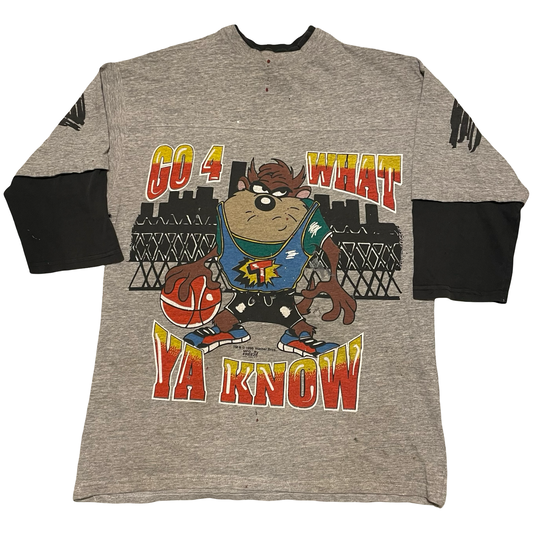 (L) 1995 Taz basketball top