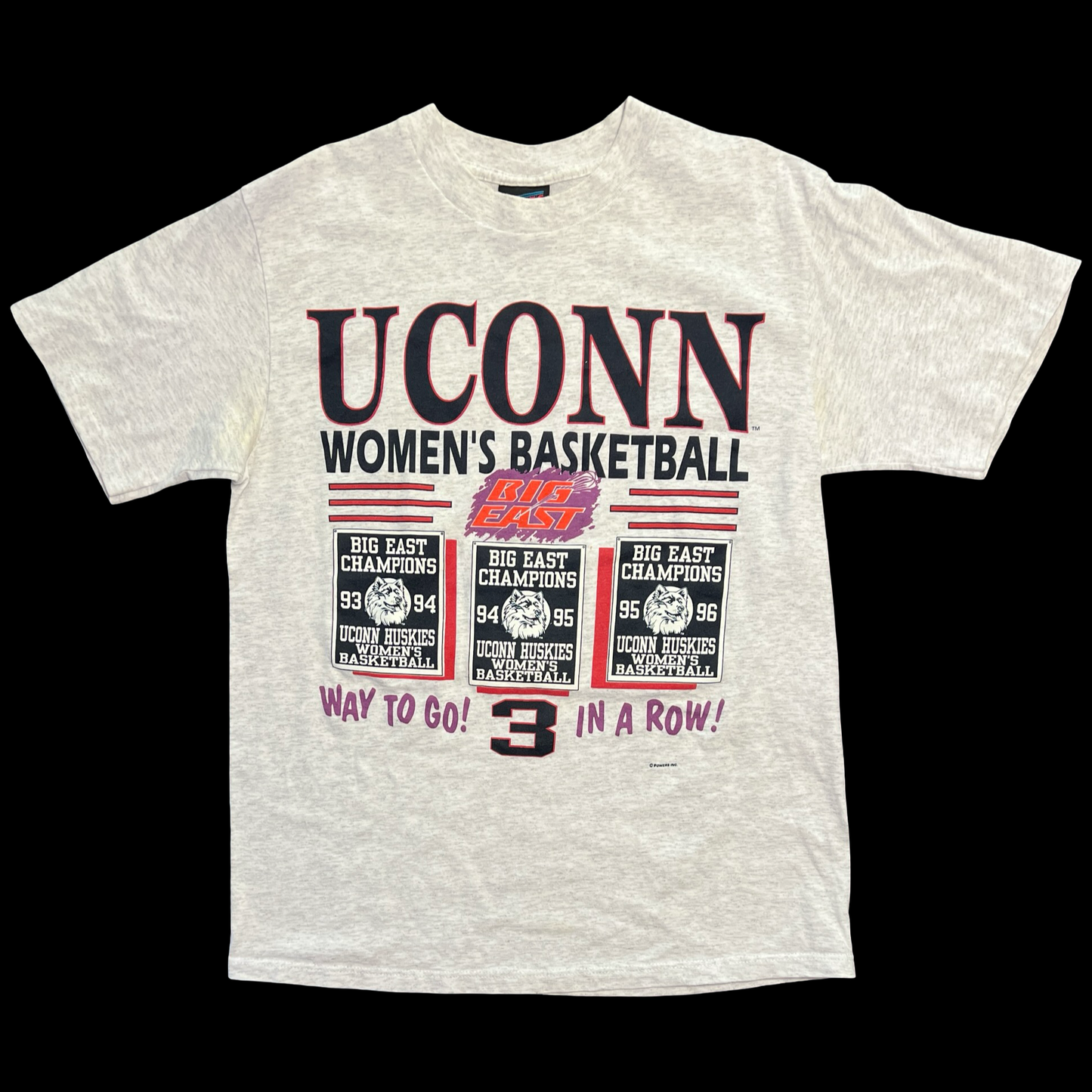 (M) Vintage 90s Uconn tee