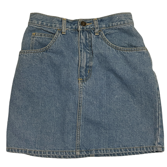 (5) tcfs denim midi skirt
