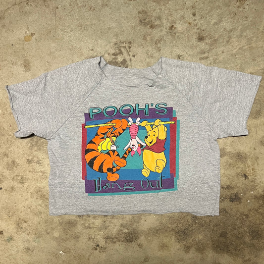(L) poohs hangout crop top