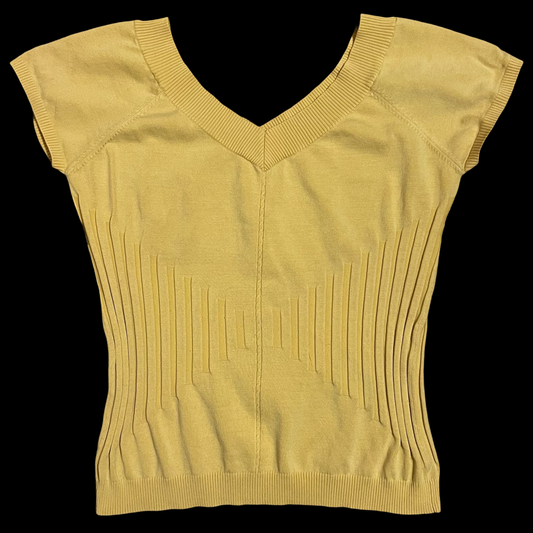 (XL) laura leigh ltd. butter yellow top