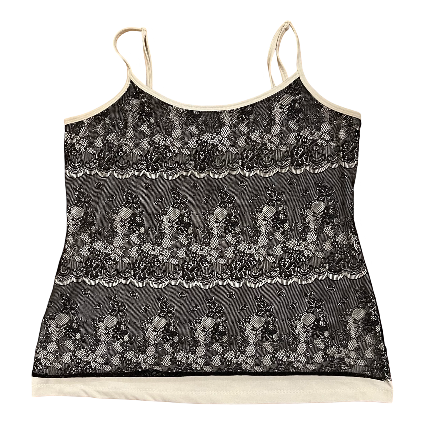 (L) fashion bug lace layered tank