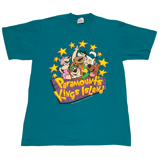 (L) 1996 Paramount's kings island tee
