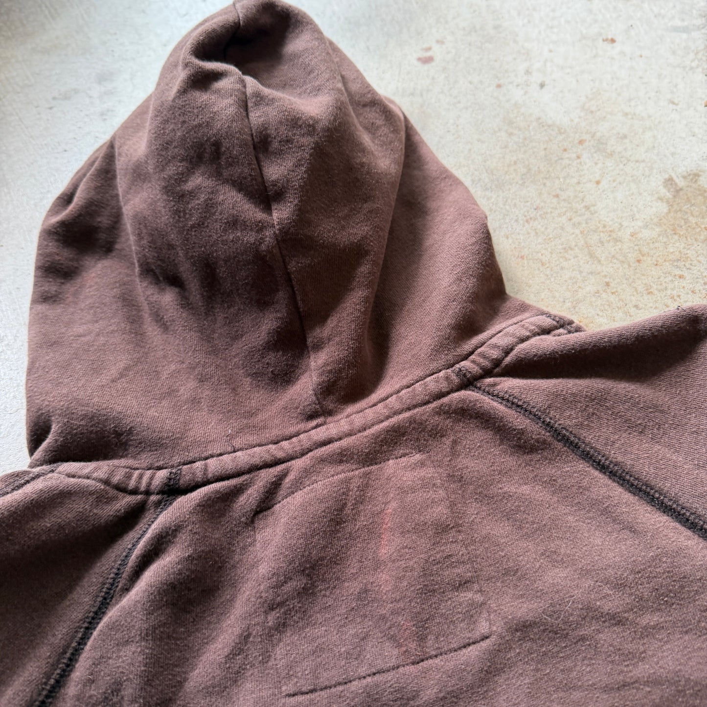 (S/P) ladies American eagle brown v neck hoodie