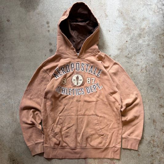 (S) Aeropostale 1987 brown hoodie