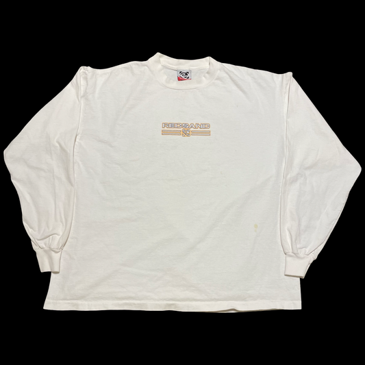 (XL) Redsand white longsleeve