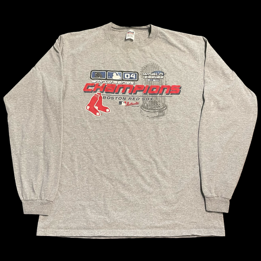 (L) 04 World Series red sox longsleeve