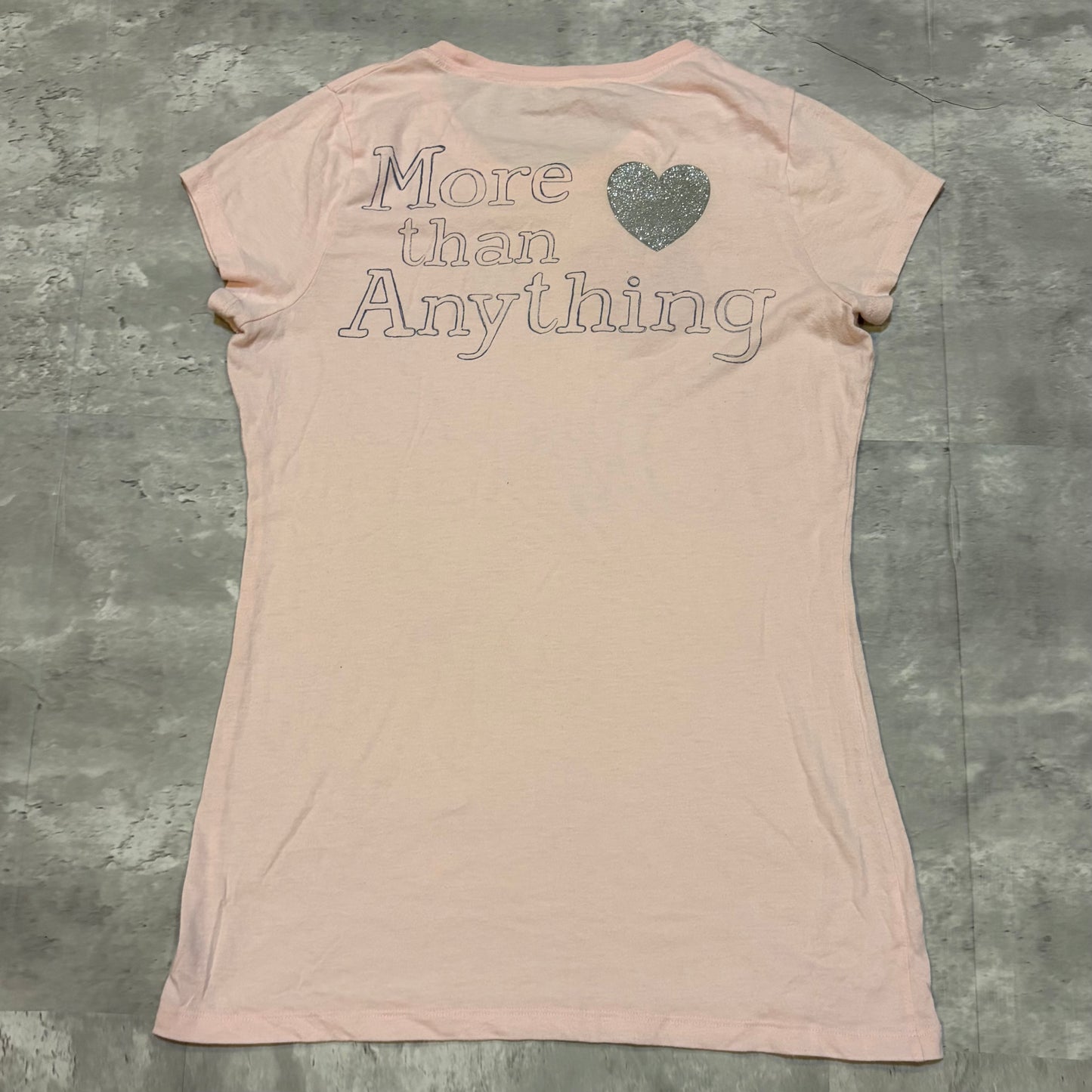 (L) ladies Victoria’s Secret pink I love my dog tee