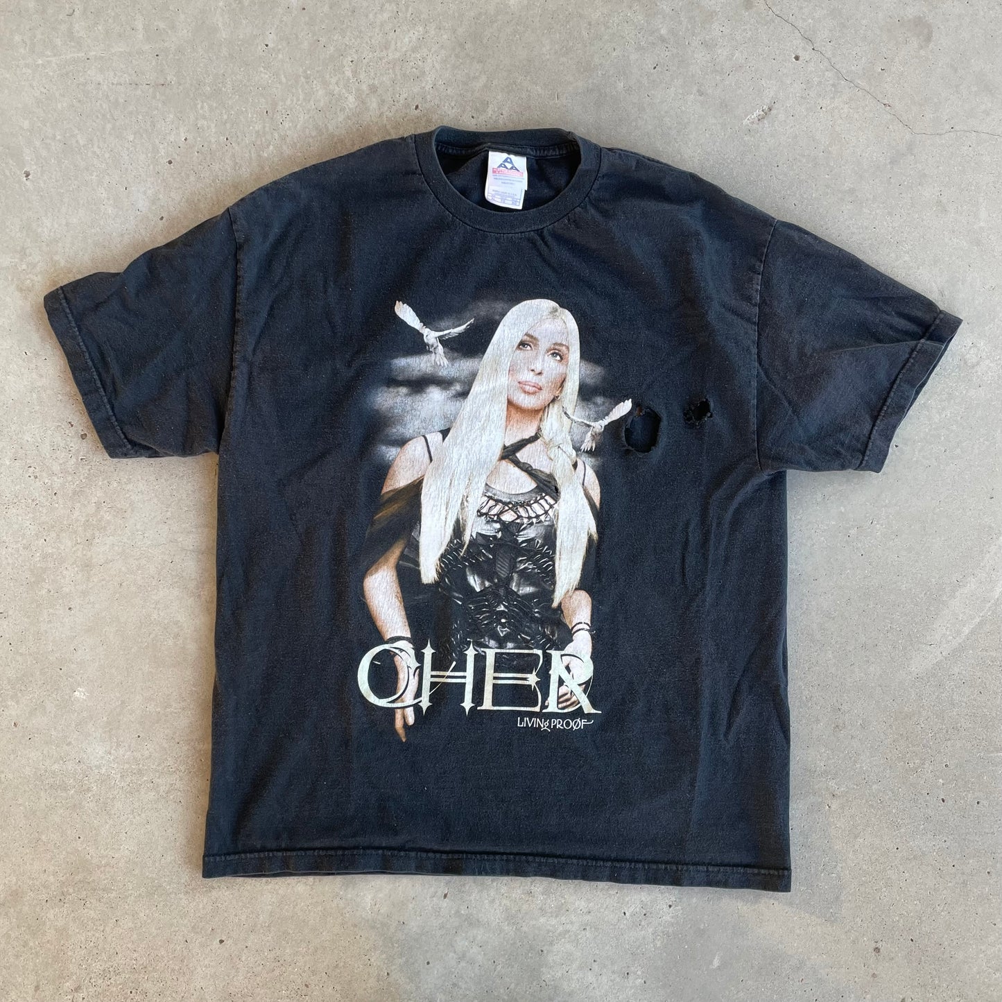 (XL) 2002 Cher tee (freebie)
