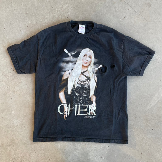 (XL) 2002 Cher tee (freebie)