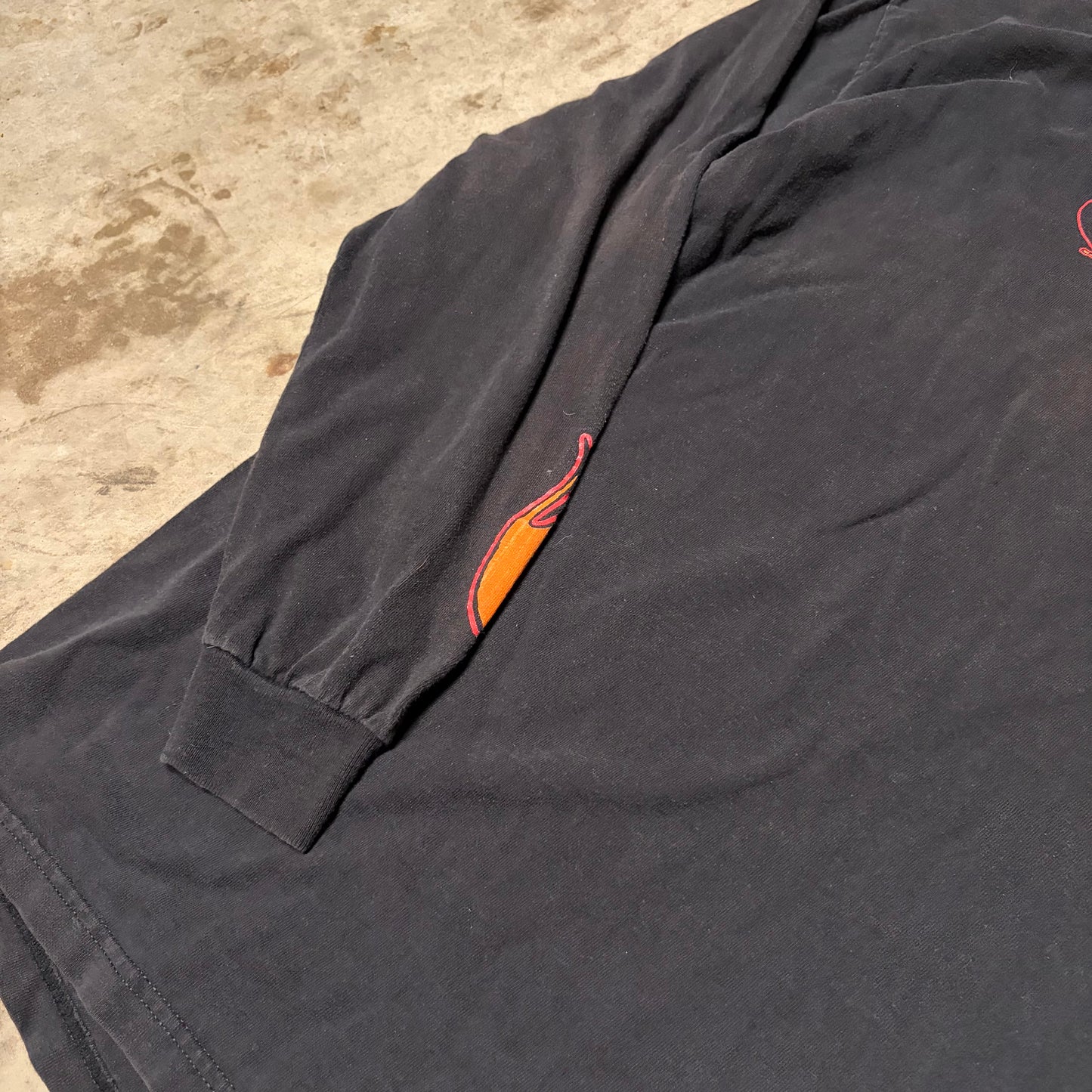 (L) 1999 Metallica flame longsleeve