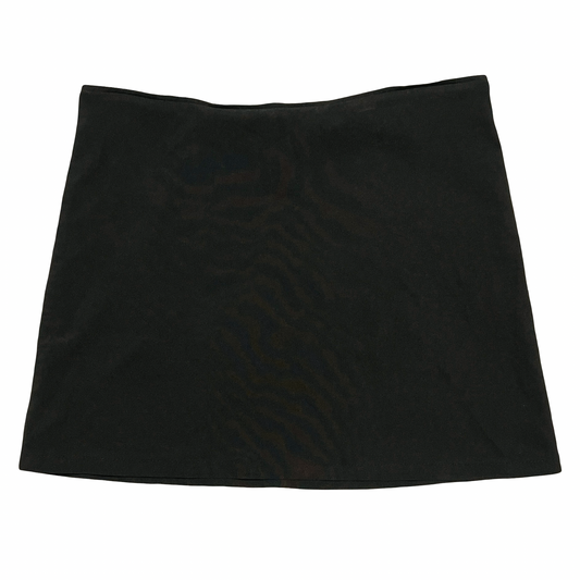 (M) vintage anesthesia black mini skirt