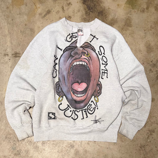(L) 1992 Justice crewneck