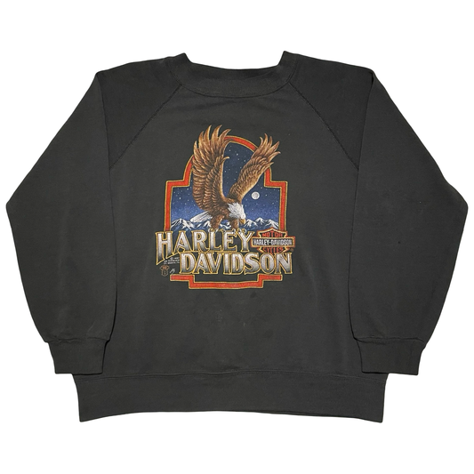 (L) 1987 Harley davidson crewneck