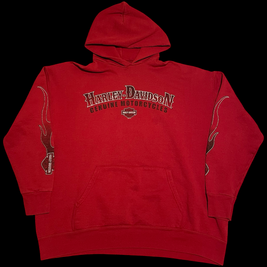 (XL) Harley flame hoodie