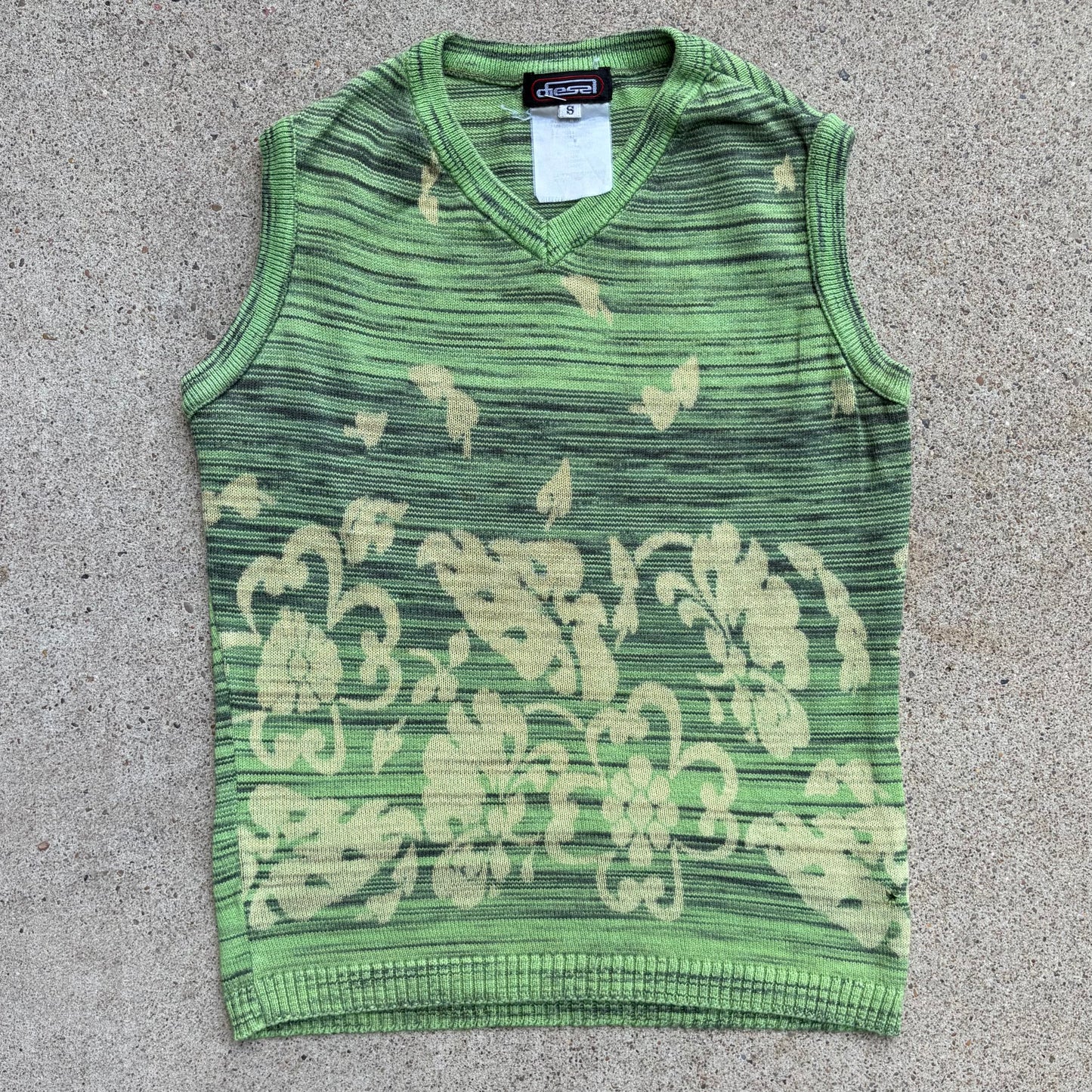 (S) diesel sweater vest top