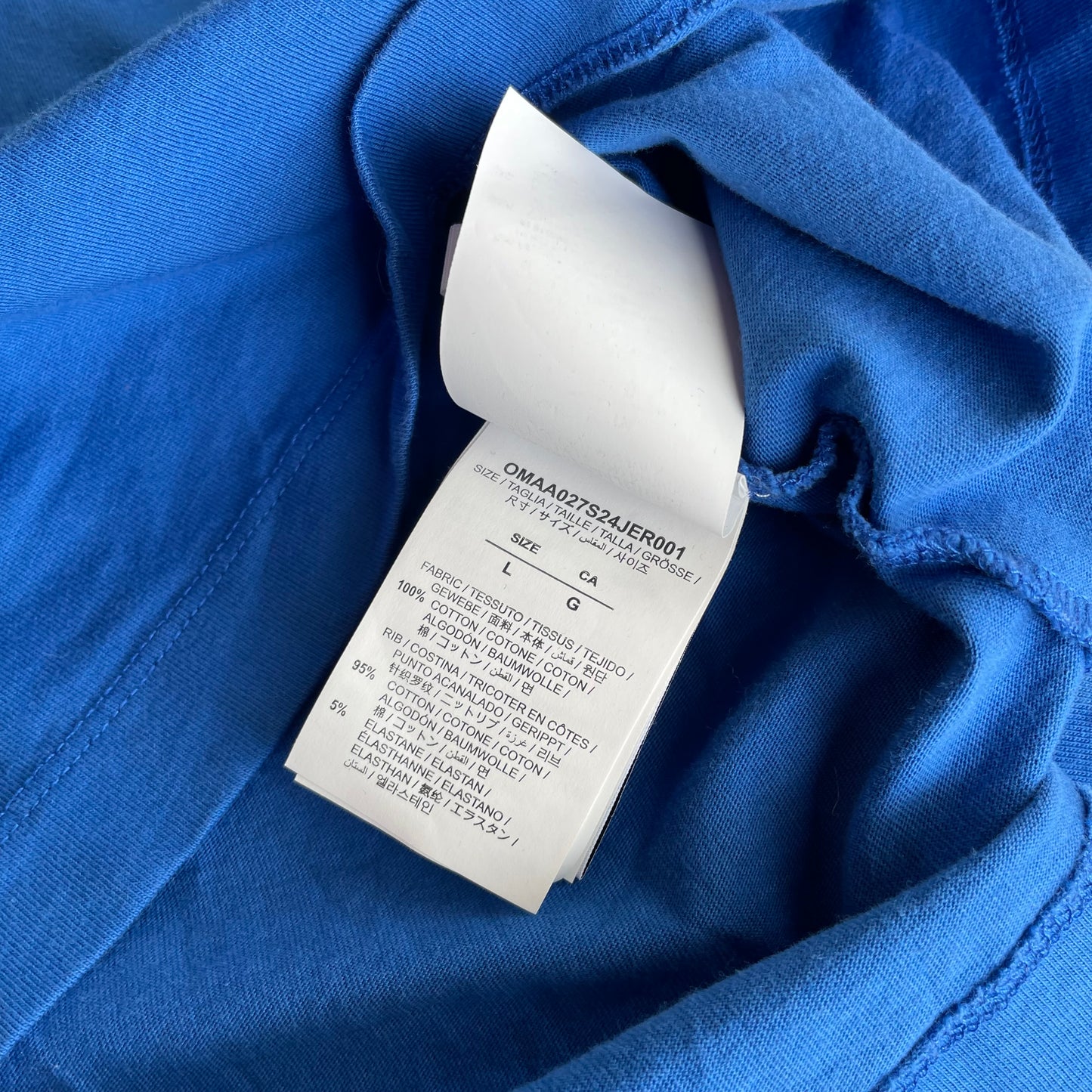 (L) Off white tee