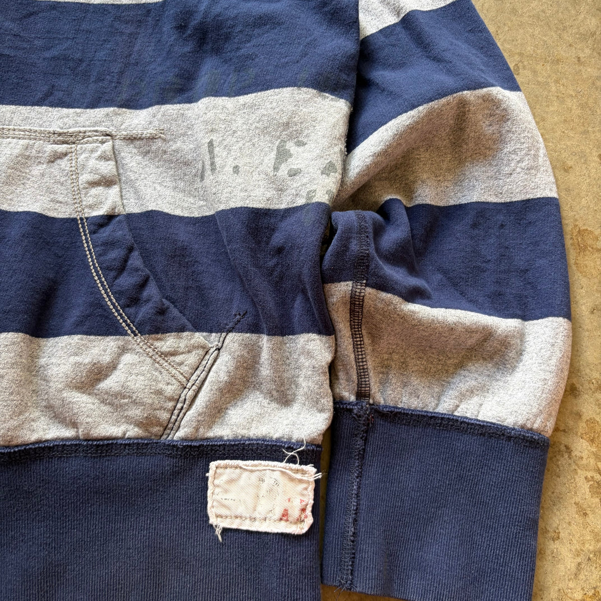 (XL) American eagle outfitters striped zip up
