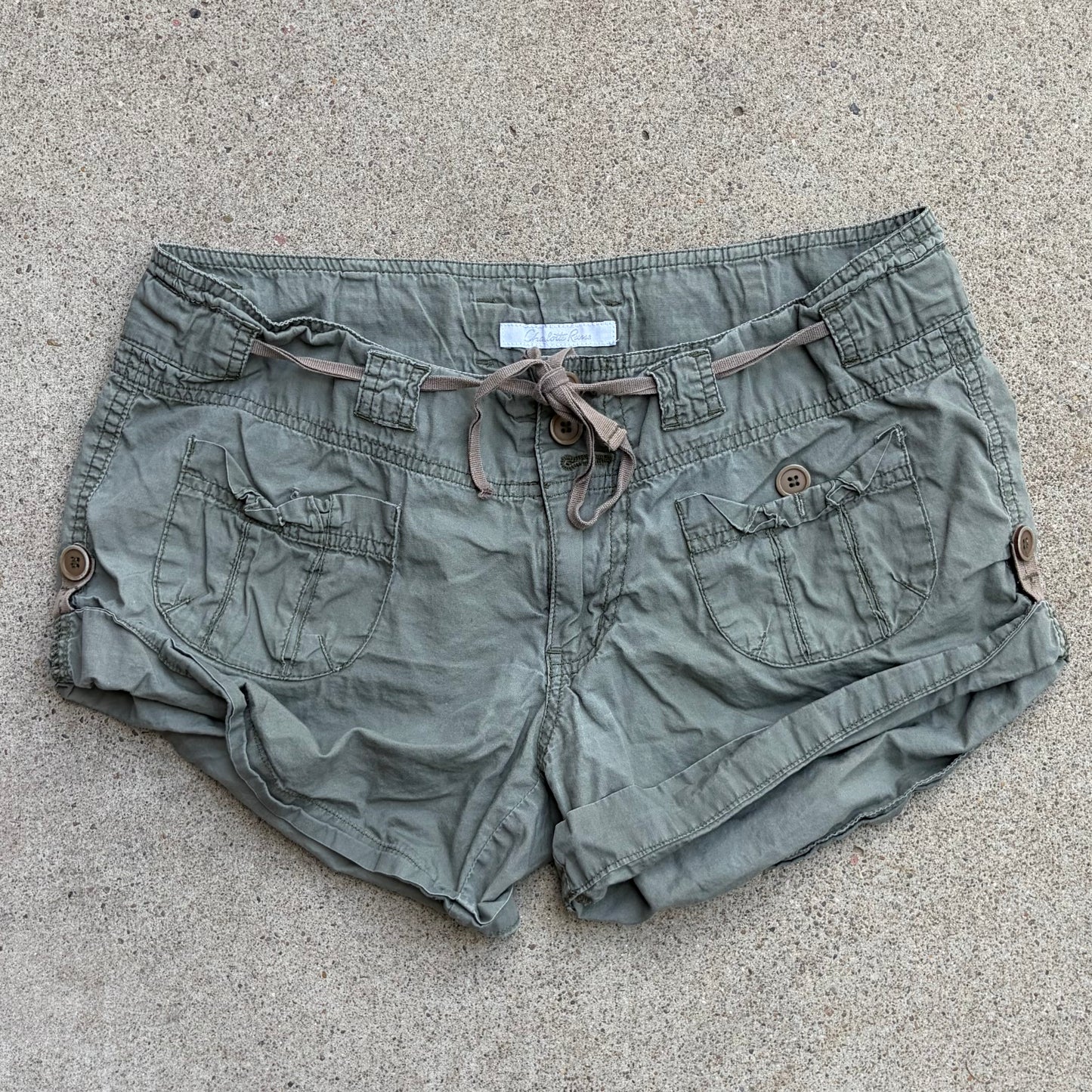 (11) Charlotte Russe cargo mini shorts