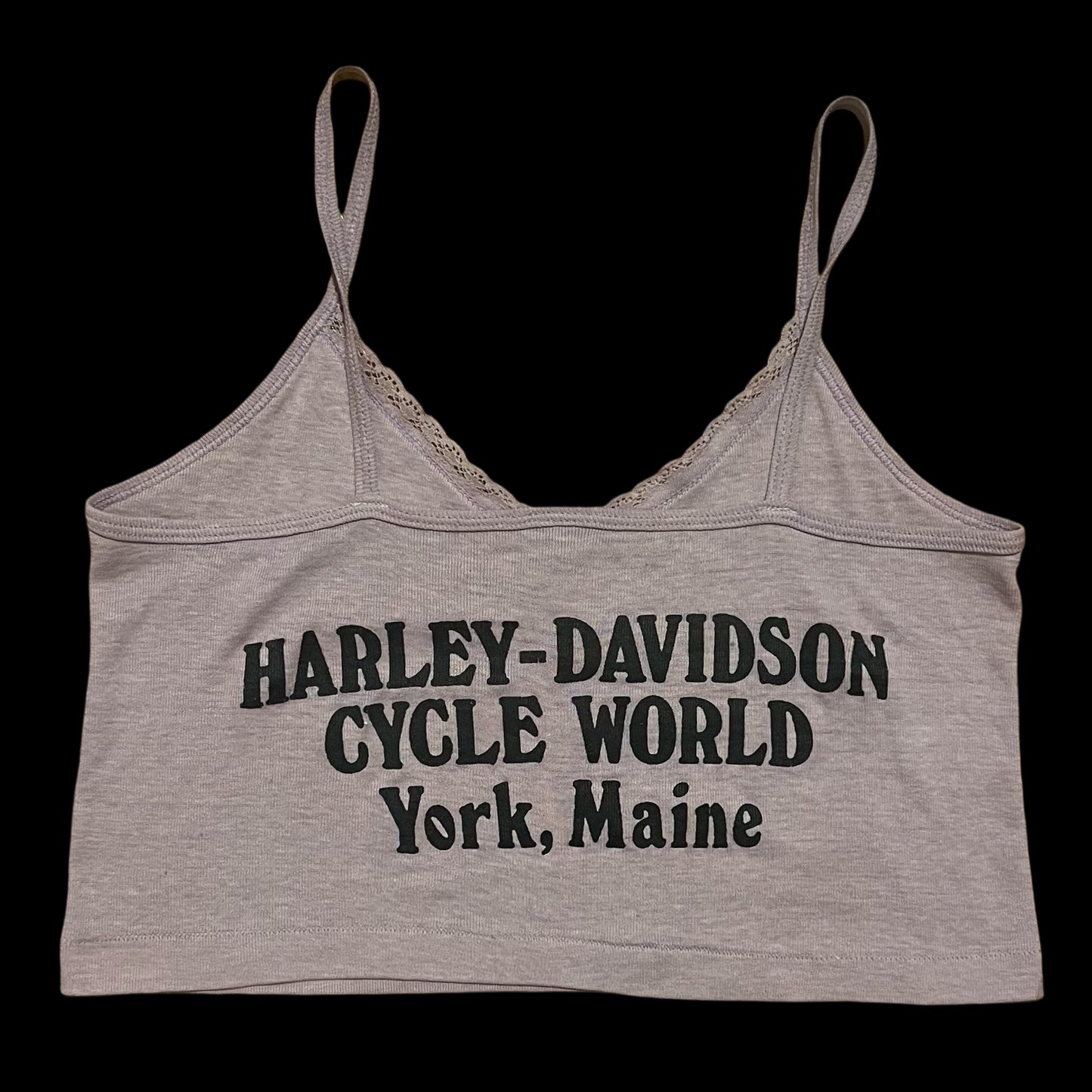 (S/M) harley davidson 3D emblem tank top