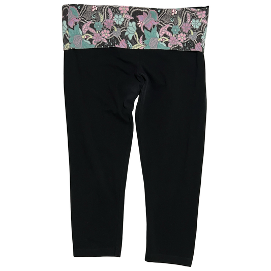 (M) victoria's secret fold over capri leggins