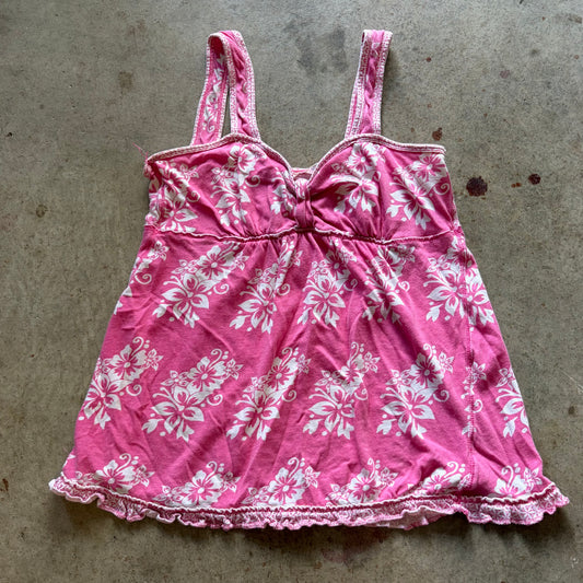 (M) Derek heart babydoll style floral top