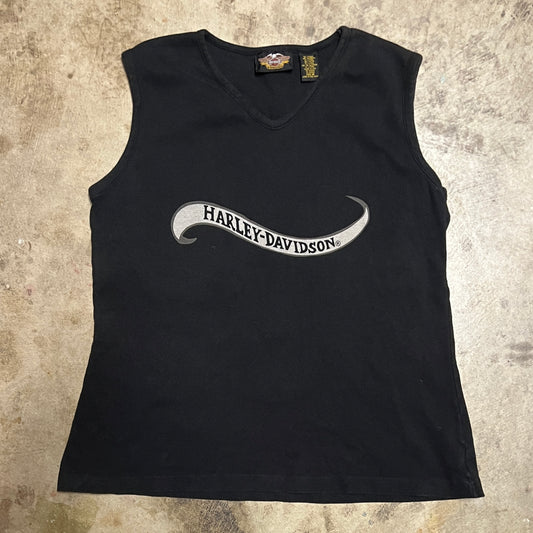 (1W) harley davidson live to ride tank