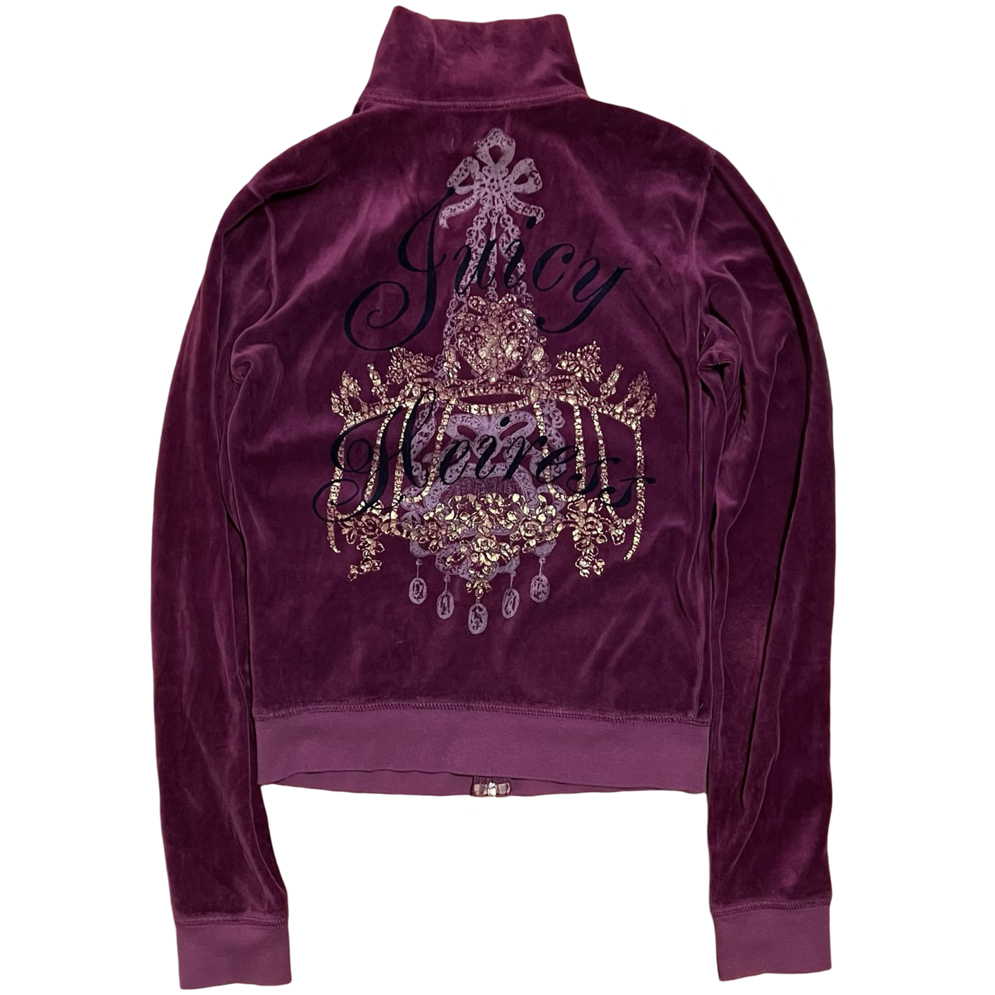 (PS) juicy couture heiress purple velour jacket