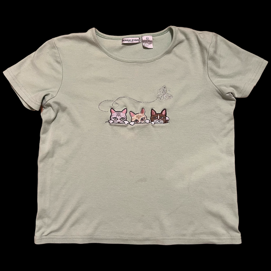 (PS) bonnie evans petites cat tee