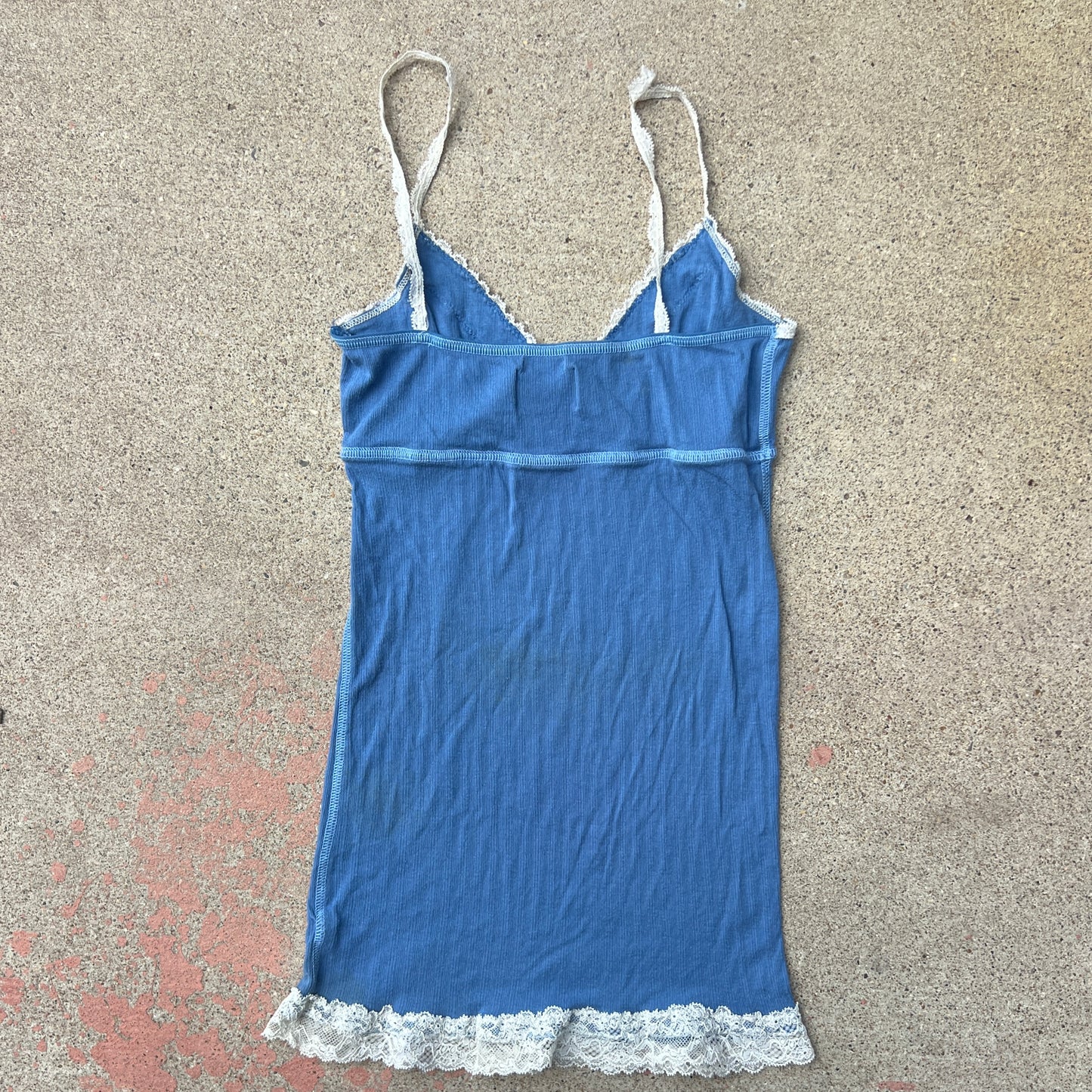 (M) Abercrombie & fitch blue tank top