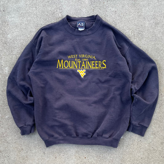 (M) West Virginia Mountaineers crewneck