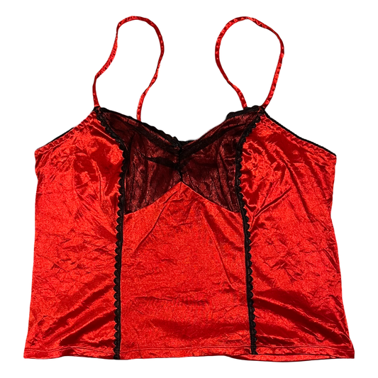 (M/L) cinema exoile red lingergie top