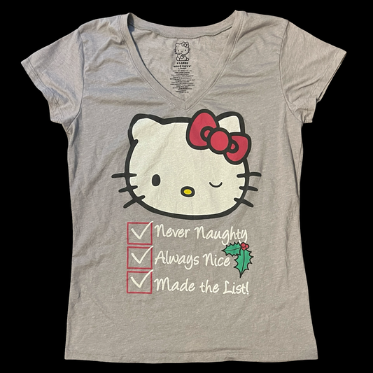 (XL) always nice hello kitty tee