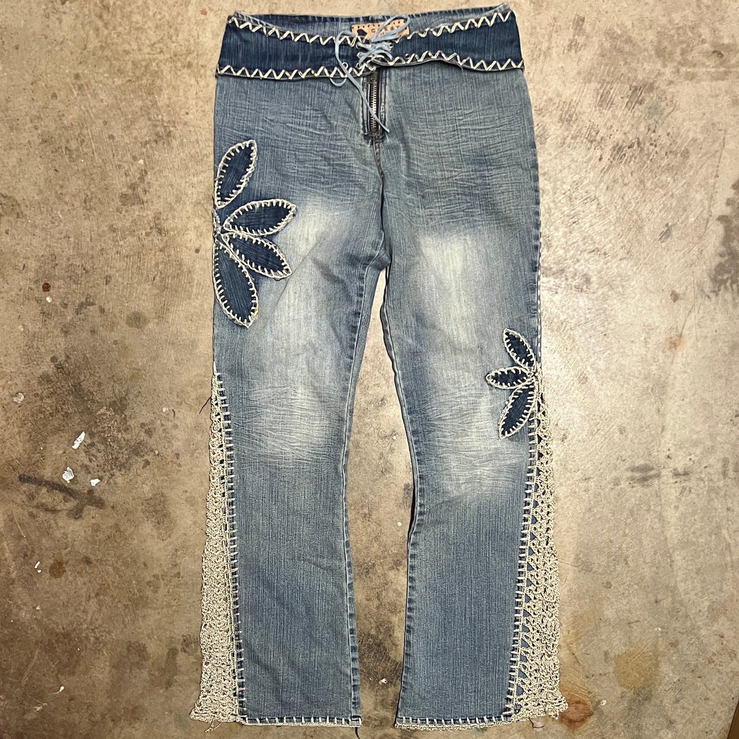 (7/8) crest jeans