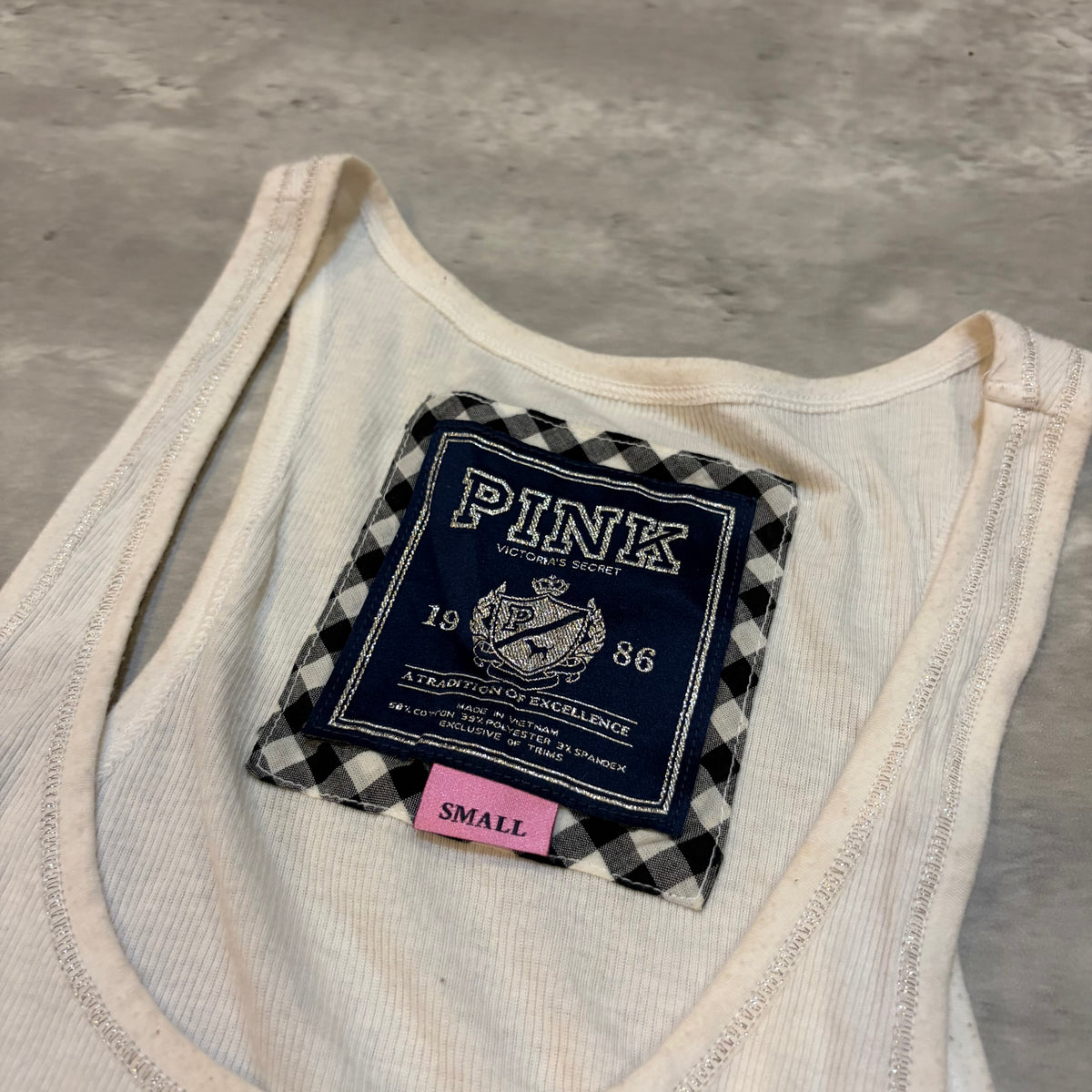 (S) ladies Victoria’s Secret beaded sequin heart tank