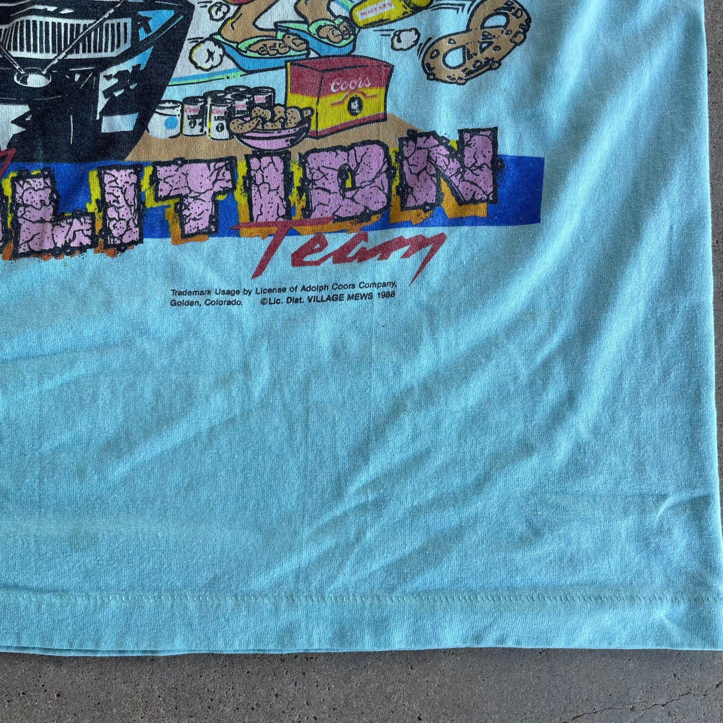 (L) 1988 Couching staff tee
