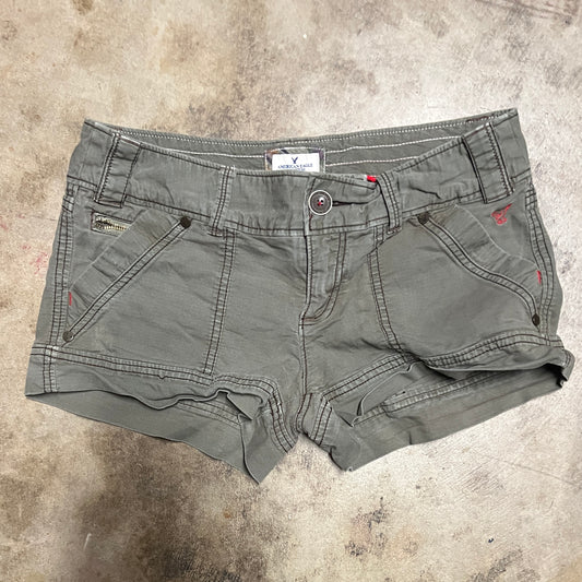 (4) american eagle mini shorts