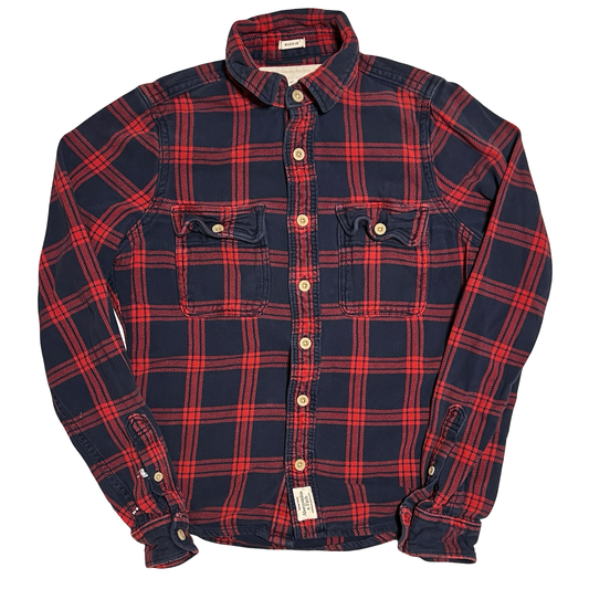 (L) abercrombie and fitch muscle flannel